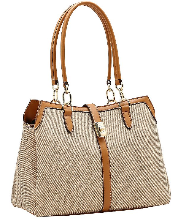 Bolsa Clássico Contemporâneo - Alça de Ombro - Chenson 3485656 - Nude