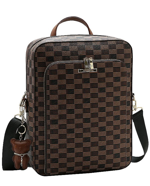 Mochila Estruturada Notebook, Trabalho, Faculdade - Art Monograma - Chenson 8485508 - Café