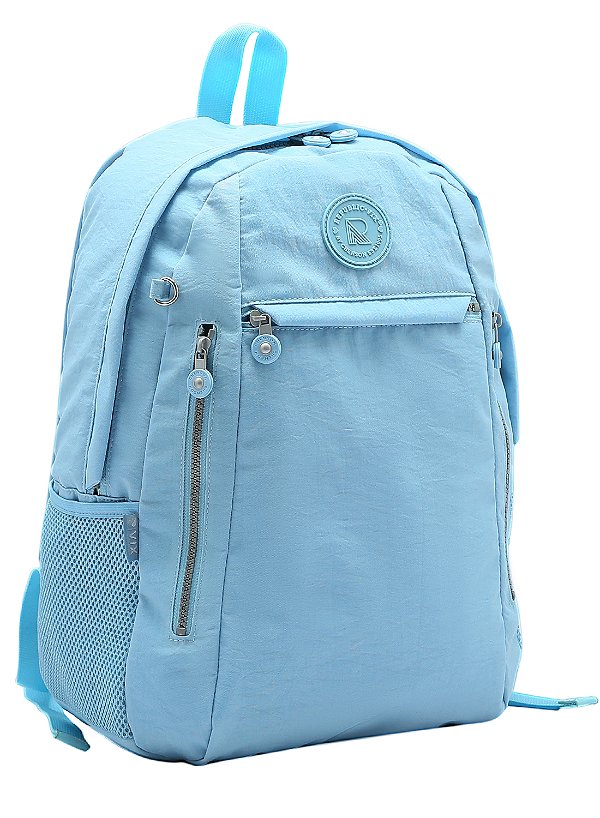 Mochila Urbana Republic Vix Azul Leve e Espaçosa para Escola, Faculdade e Dia a Dia 8781421
