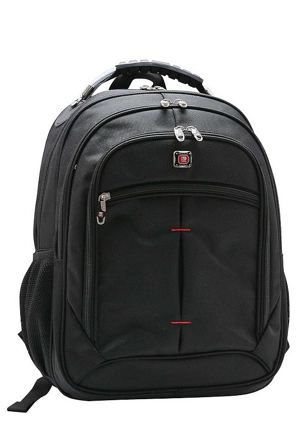 Mochila Executiva Republic Vix Notebook 24L Cabo de Aço e Organizador Preto 8732214