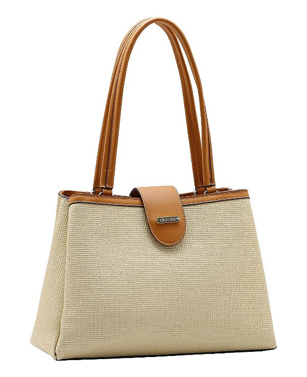 Bolsa Tote Clássica Atemporal  - Alça de Ombro - Chenson 3485948 Nude