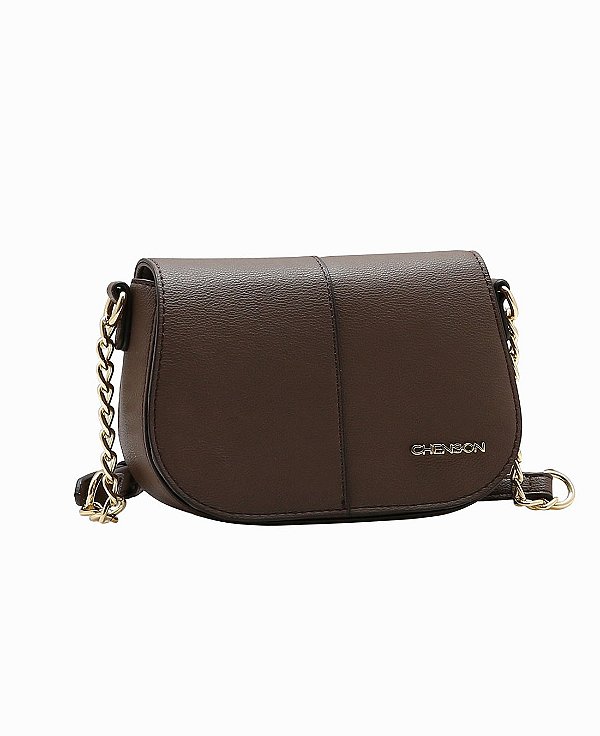 Bolsa Estruturada - Tiracolo - Chenson 3484929 Marrom