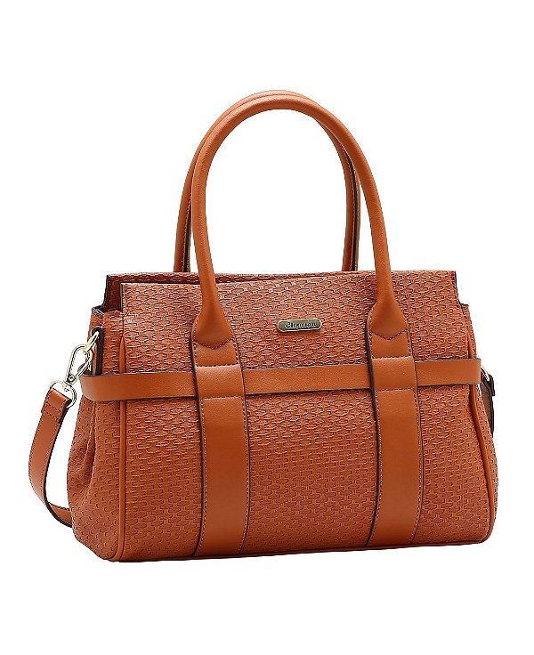 Bolsa Tote Executiva Elegante - Alça de Mão - Chenson 3485945 Marrom