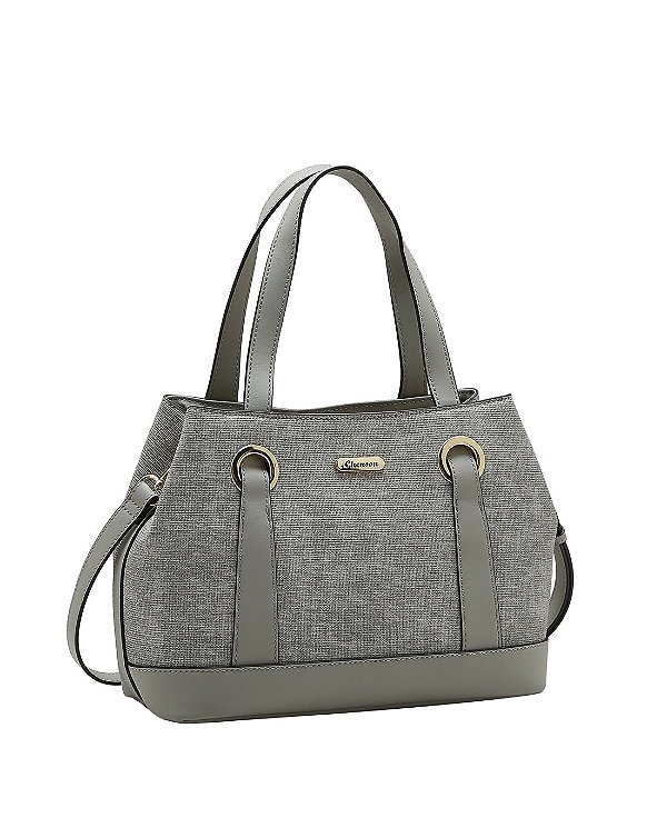 Bolsa Tote Média - Alça de Mão - Chenson 3485976 Cinza