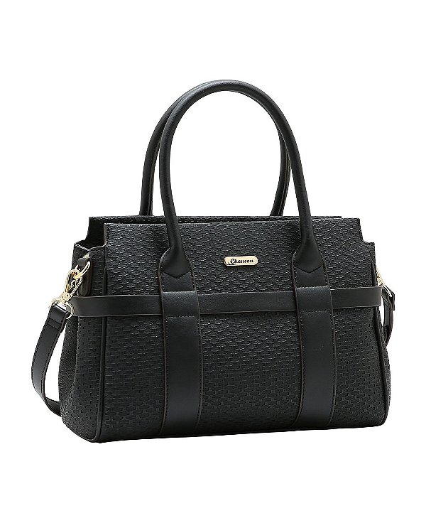 Bolsa Tote Executiva Elegante - Alça de Mão - Chenson 3485945 Preto
