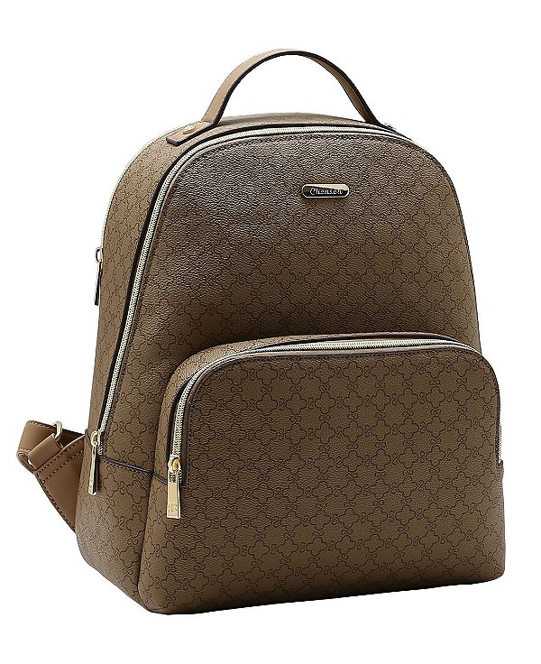 Mochila Feminina Elemento Gráfico - Chenson 8485606 Natural