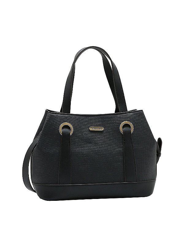 Bolsa Tote Média - Alça de Mão - Chenson 3485976 Preto