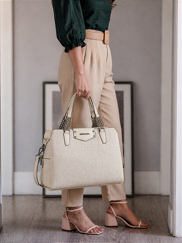 Bolsa Tote - Soft Chic - Chenson 3485863 Off White