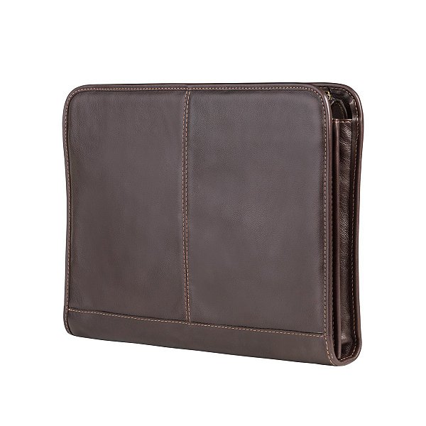 Pasta envelope em Couro - Bennesh 50015 - Café