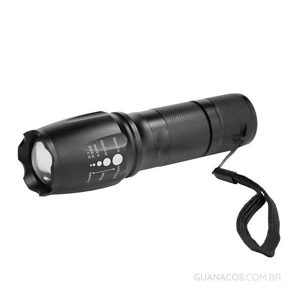 Lanterna Tática X900 - LED T6 - com sinalizador SOS
