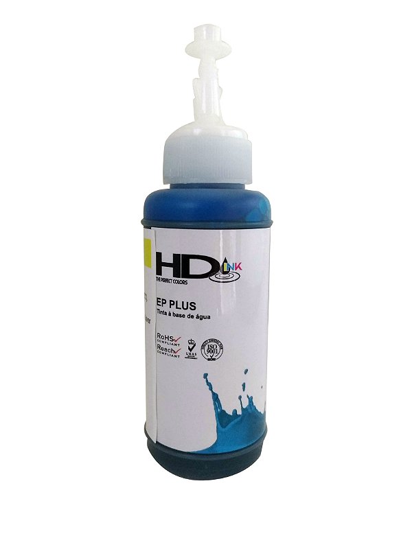 Tinta Epson T664220 Ciano Azul Corante | L355 L365 L375 L555 L200 L455 L475 L395 | HDink 100ml