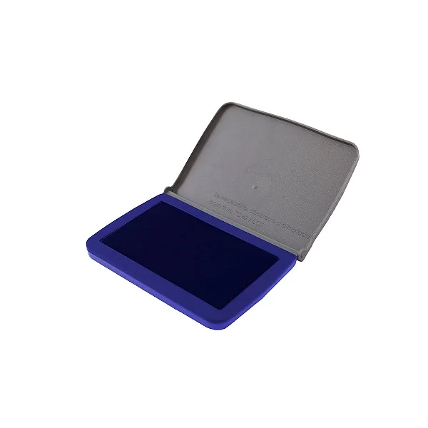 Almofada Para Carimbo Tampa Plástica Azul N.3 Pilot
