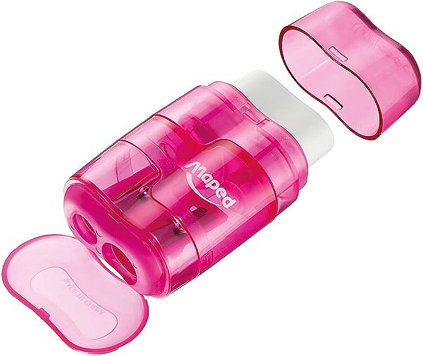 Apontador Com Borracha Loopy Translucido Maped