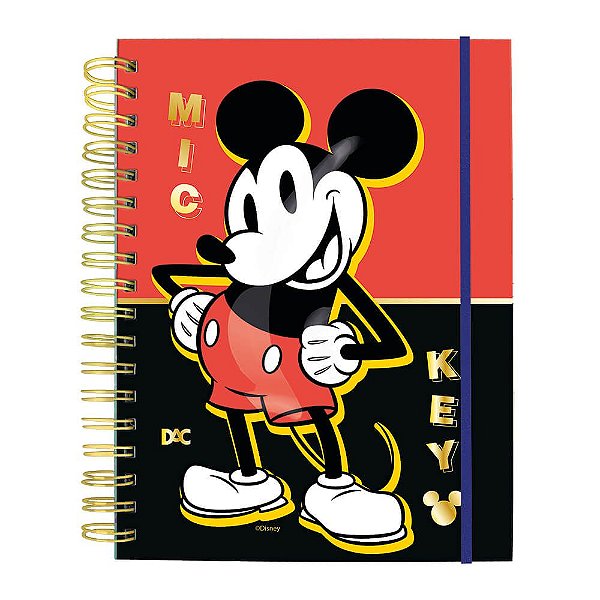Caderno Smart Universitário Mickey Mouse 80 Folhas Dac