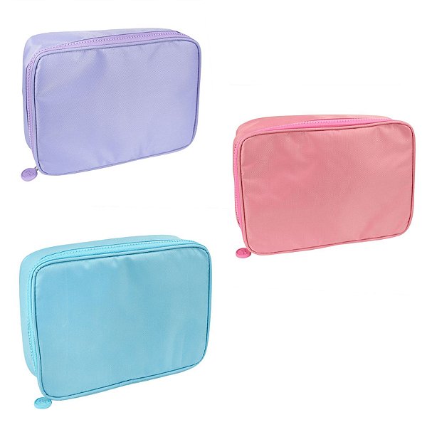 Estojo Baú Azul GG com Divisória Dac