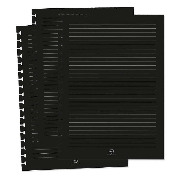 Refil Caderno Smart Universitário 48 fls Preto - DAC