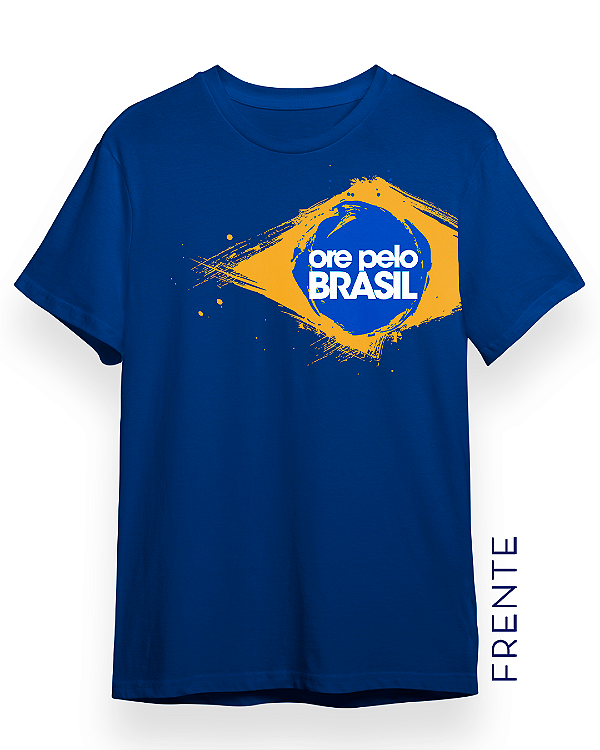 Camiseta Ore Pelo Brasil Azul