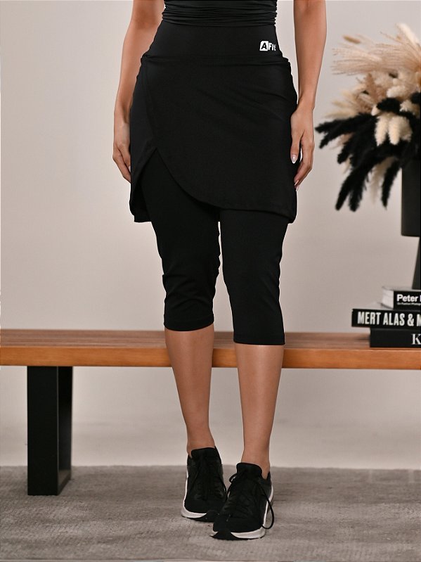 Calça Corsário Moda Fitness Evangélica Anagrom Ref.8002