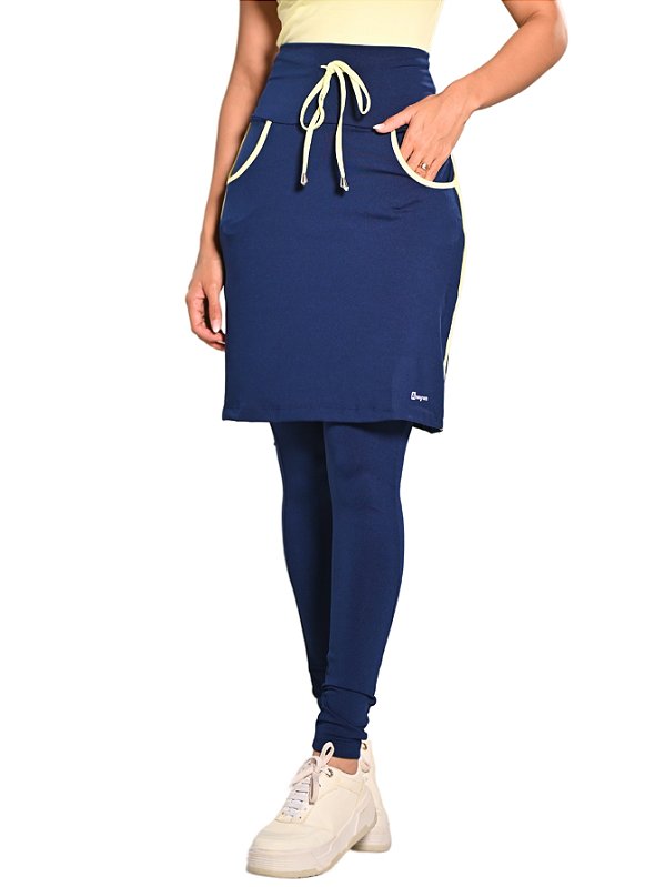 Saia Calça Exercício Moda Evangélica Fitness Anagrom Ref.7014