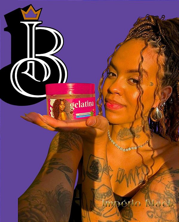Gelatina Para Fibras - Link Oficial da Embaixador ixtelis(atelier Badu)  Império Black