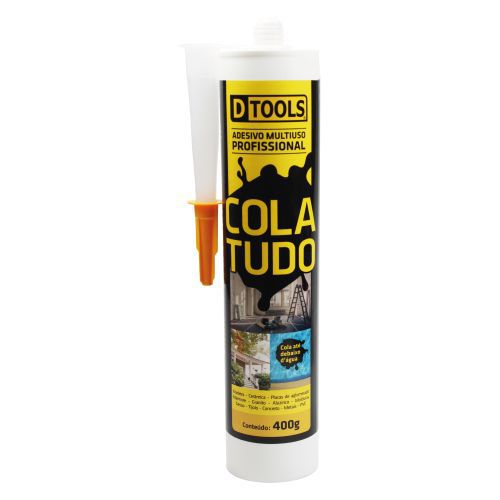 Adesivo Multiuso Cola Tudo DTOOLS 400g (Branco)