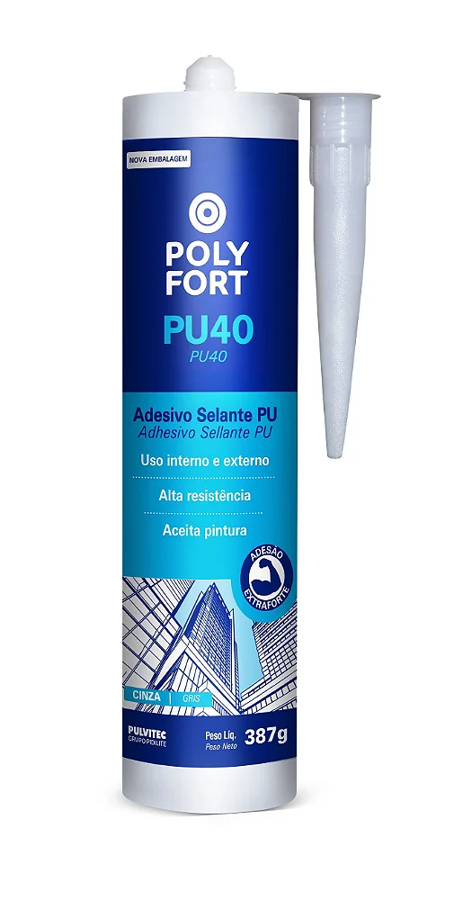 Adesivo Selante PU40 380g Cinza