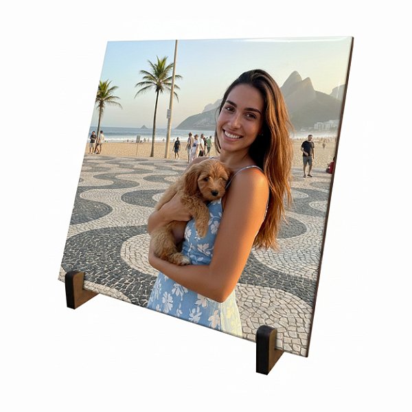 Azulejo com Foto 15x15cm Personalizado