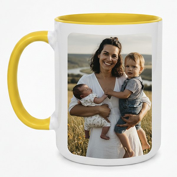 Caneca Personalizada Amarela