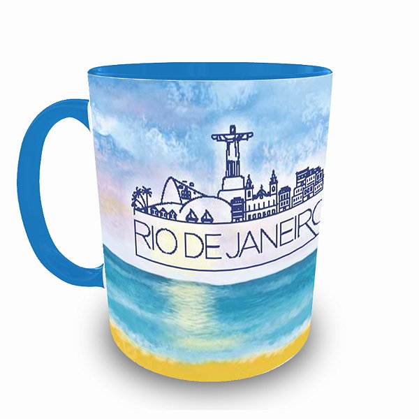 Caneca Personalizada Rio Azul Mar
