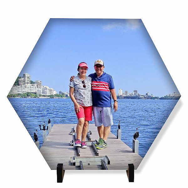 Azulejo 20x23 Hexagonal  Personalizado com Foto ou Imagem de seu Jeito