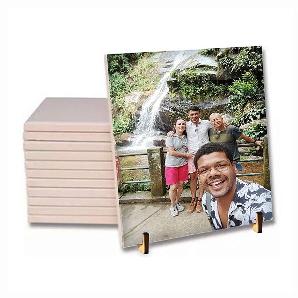 Azulejo 8x8cm Personalizado com Foto ou Imagem de seu Jeito
