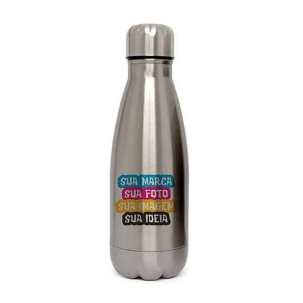 Garrafa Térmica Inox 350ml Personalizada