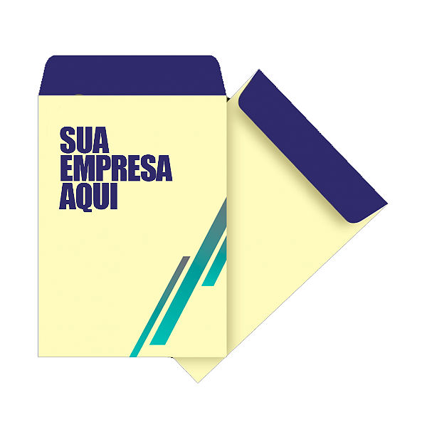Impressão de 500 Envelopes Saco  (24x34cm)
