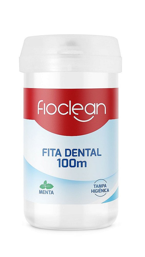 Fita Dental 100m Menta Com Tampa Higiênica Fioclean
