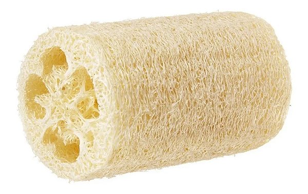 Bucha Vegetal Esponja De Banho Pedaço 15cm Natural Banho Original