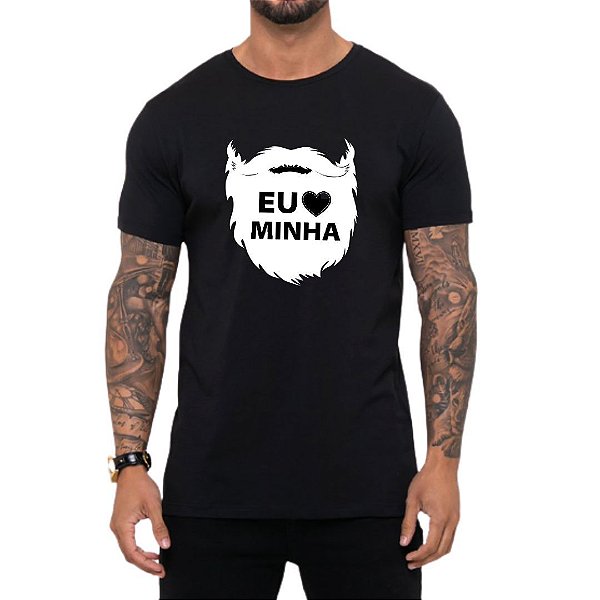 Camiseta Eu Amo Minha Barba