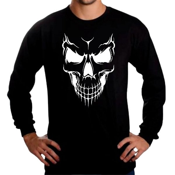 Camiseta Face Manga Longa