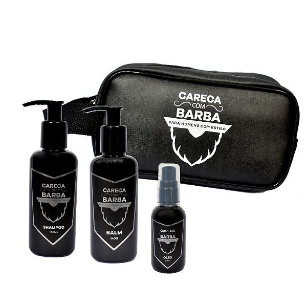 Linha de Barba Necessaire Loja Careca com Barba os melhores