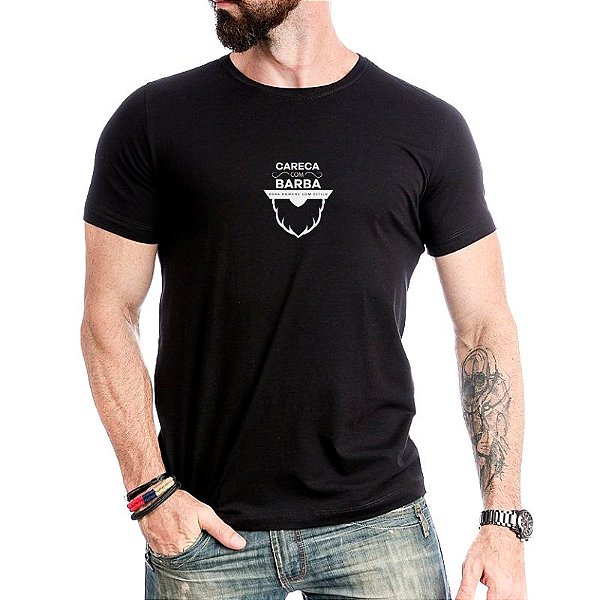 Camiseta Careca com Barba