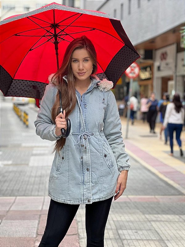PARKA JEANS CLARO