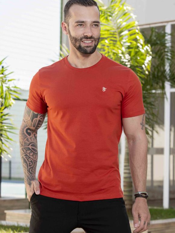 Camiseta Distrito Terracota Longline