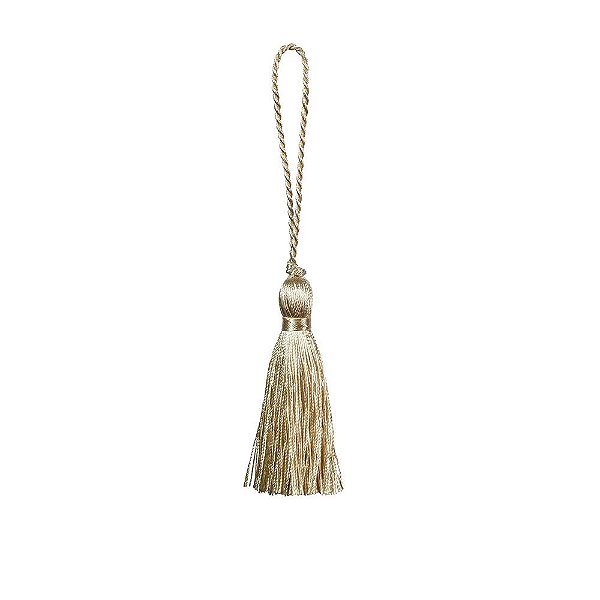 Tassel Marfim 6cm c/ 10 unidades F208957