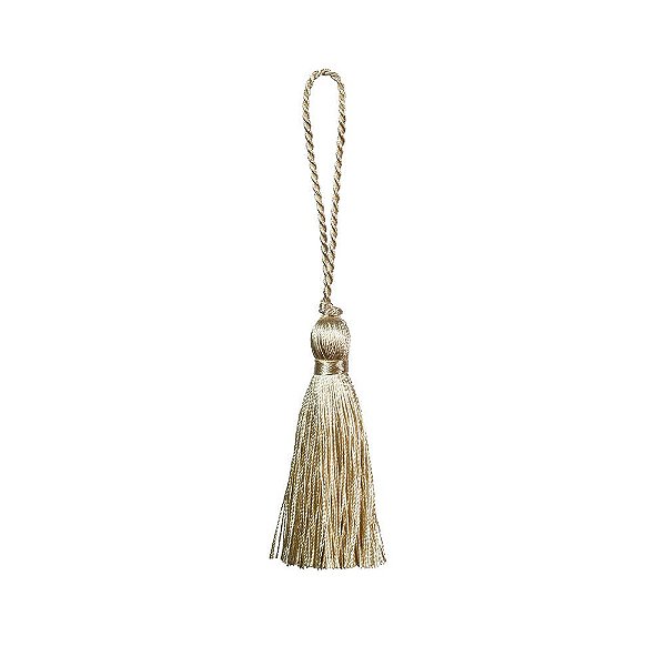 Tassel Marfim 8cm c/ 10 unidades F208958