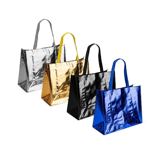 100 Sacolas PP Metalizada 9244