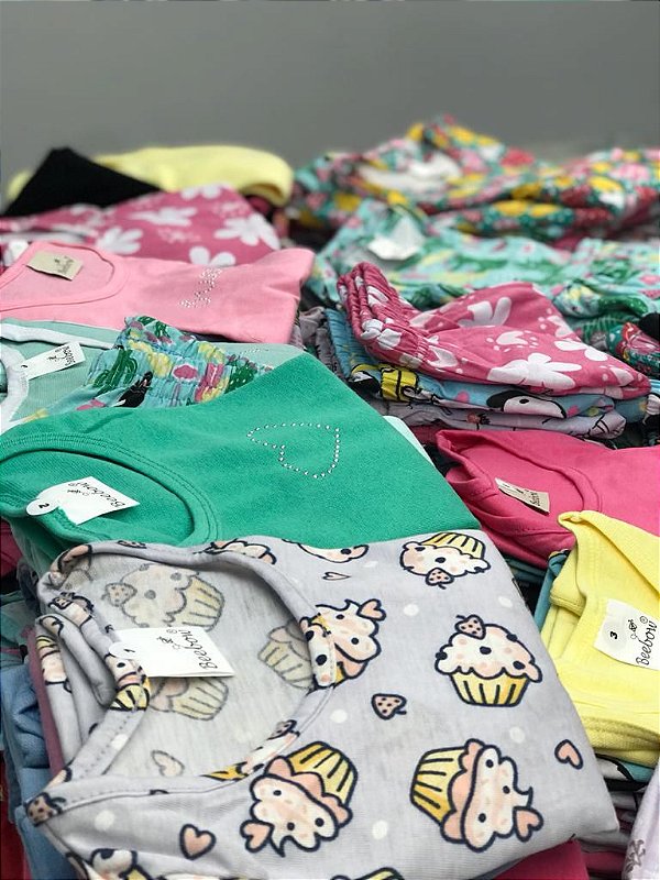 Lote Roupa Infantil para Loja Preço Único Marca Beebow