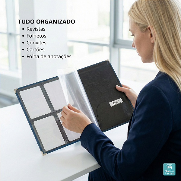 Pasta Premium para Publicações - Duna Bordô