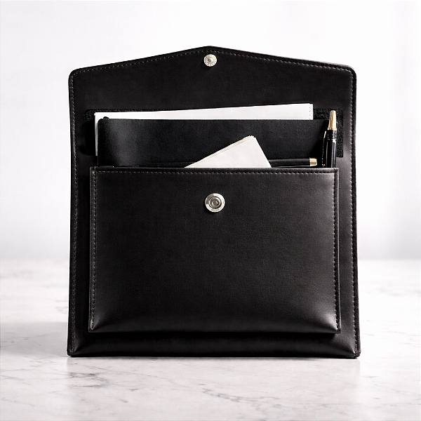 Pasta de Mão para Tablet e Publicações - Bidin Preto