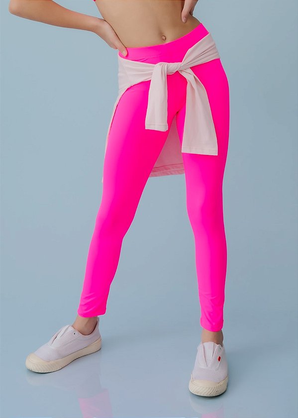 Legging Infantil Pink Neon