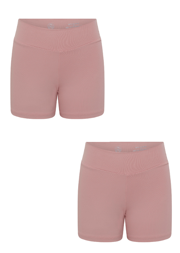 Kit Shorts de Baixo Infantil Nude 2 Peças