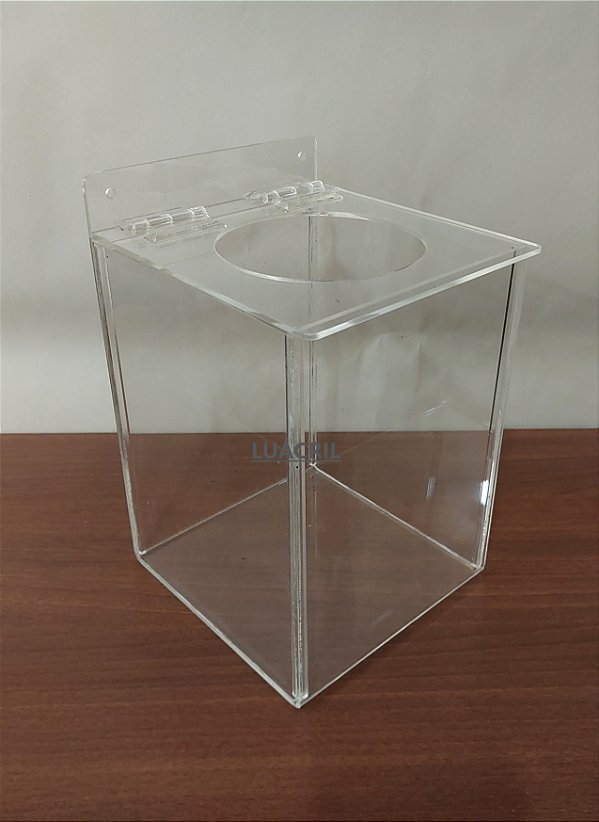 Caixa Dispenser Para EPI em Acrílico